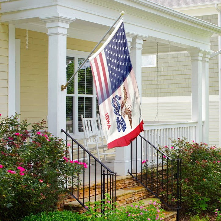 Iowa & American Flag Blend
