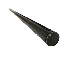 Robust Solid 38-Inch Black Anodized Aluminum Axle for Outlaw Karts