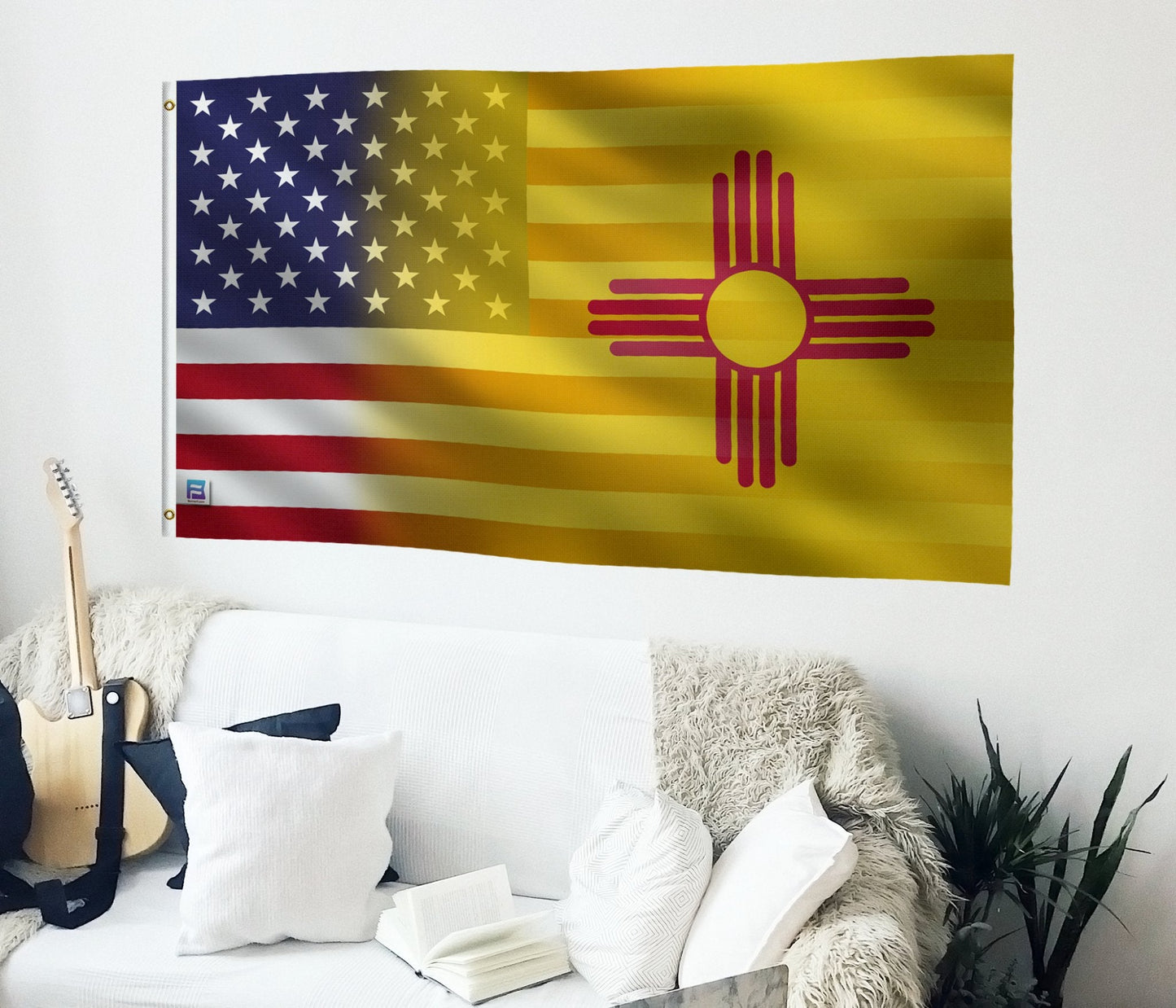 New Mexico & American Flag Blend