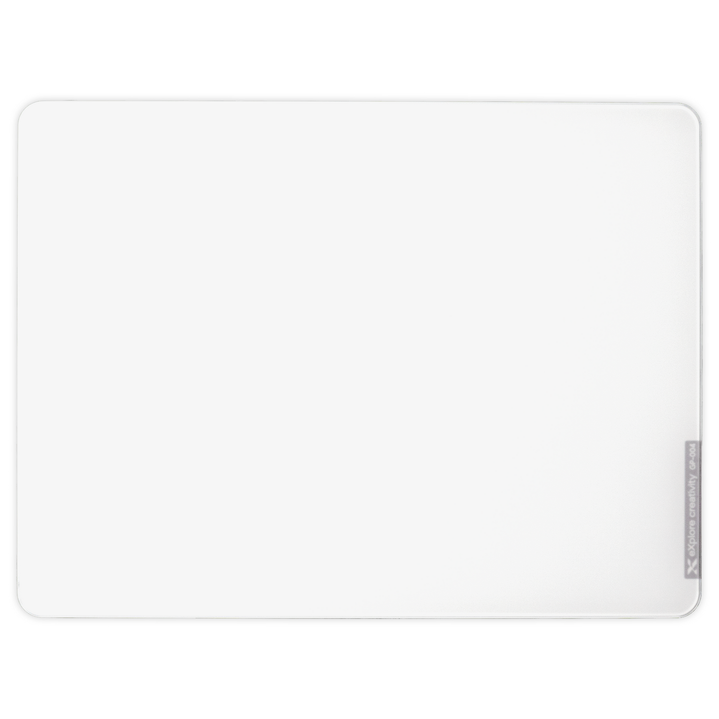XVX SpacePad Glass Gaming Mouse Pad with Etched Surface Full Anti-Slip Rubber Base
