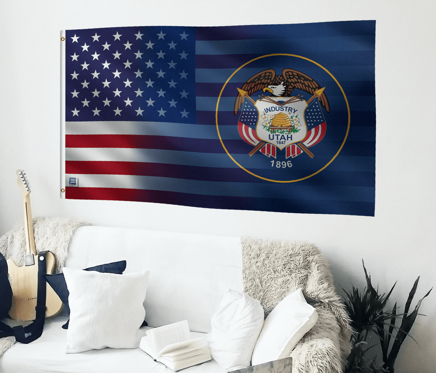 Utah & American Flag Blend