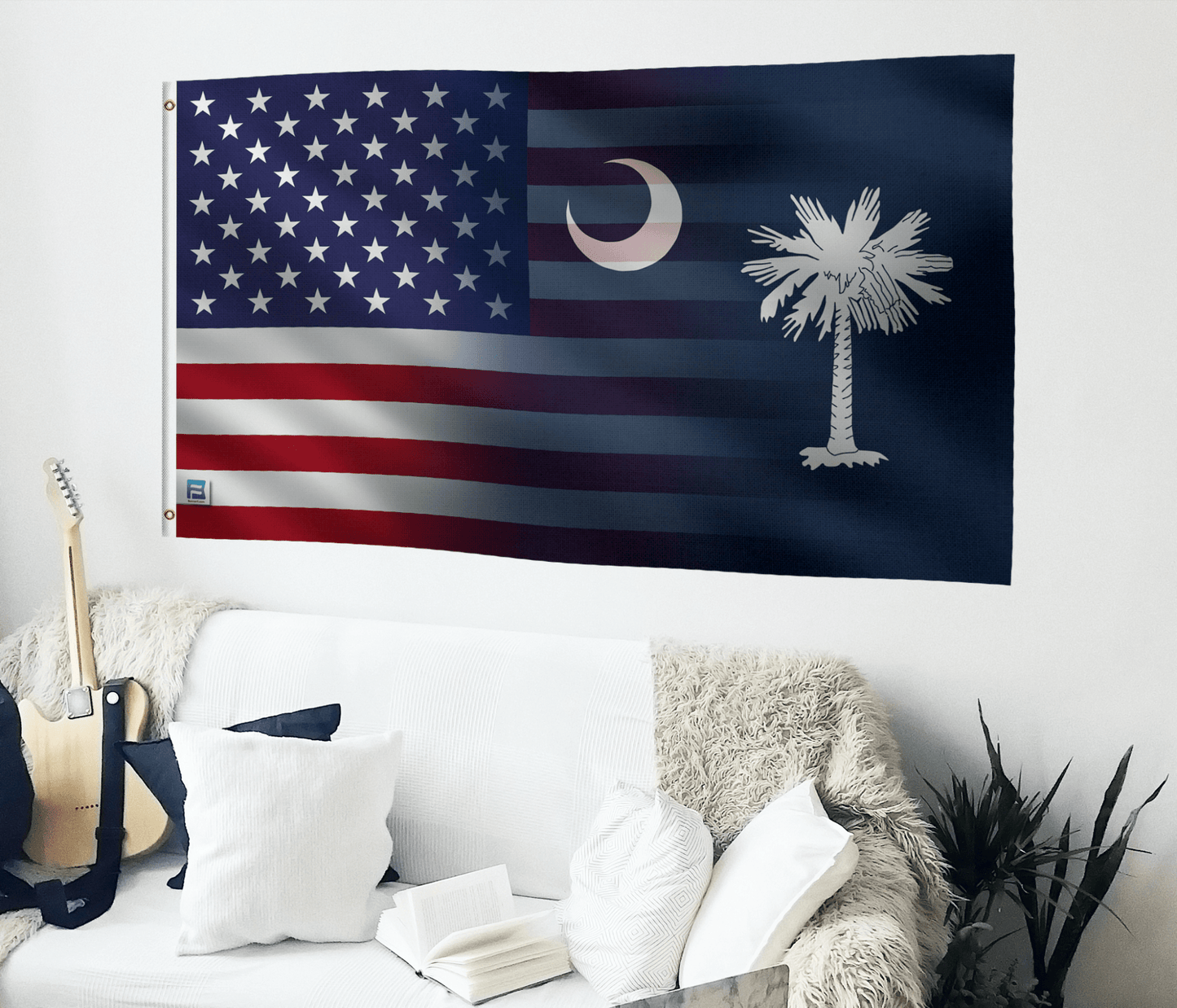 South Carolina & American Flag Blend