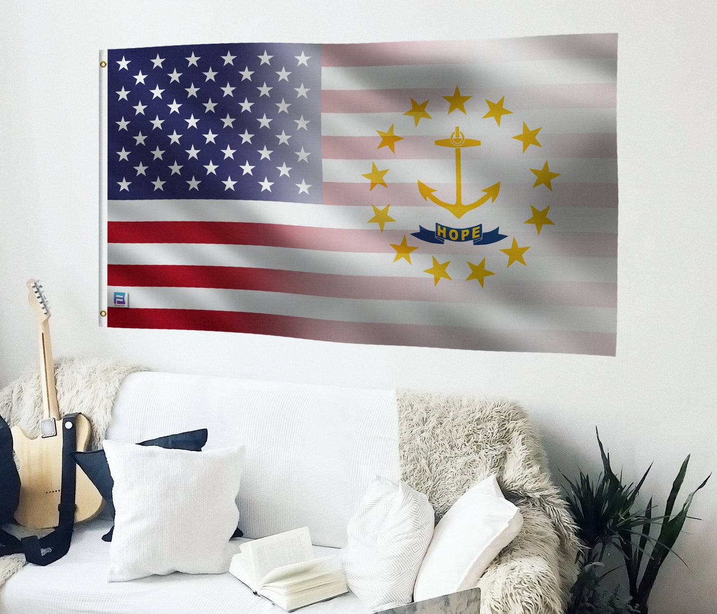 Rhode Island & American Flag Blend
