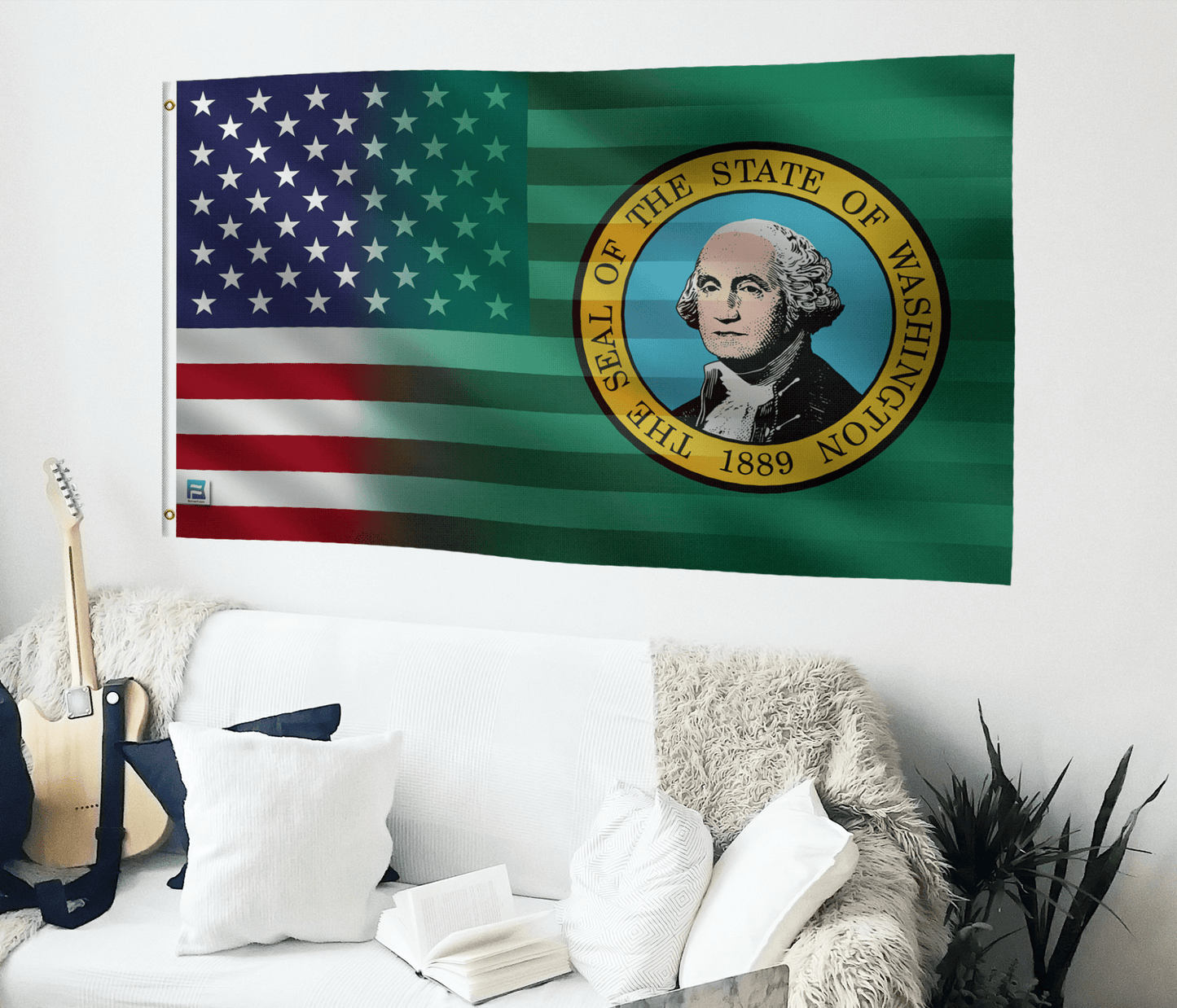 Washington & American Flag Blend