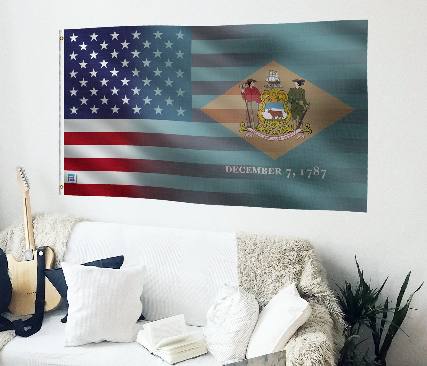 Delaware & American Flag Blend