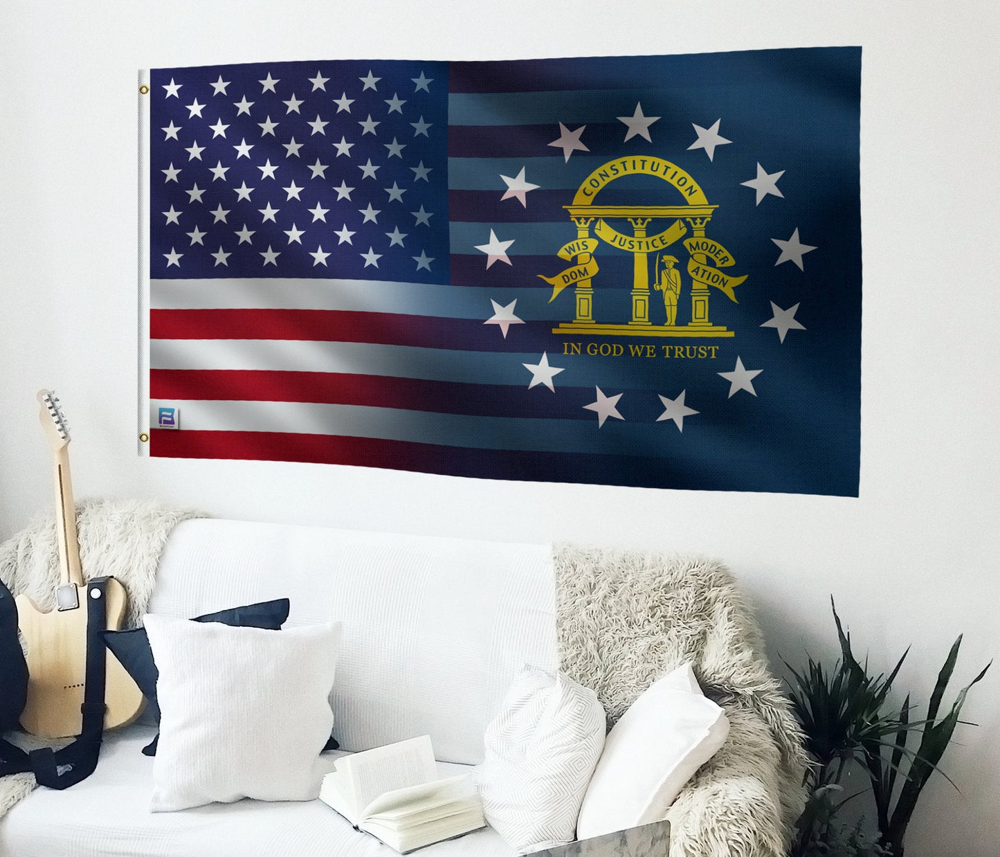 Georgia & American Flag Blend