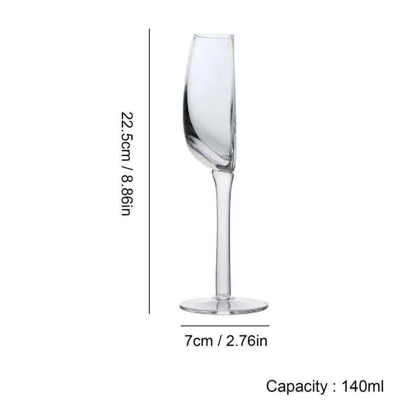 Creative Half Red Wine Cups Multi-use Vintage Tall Wine Glassware Long Stemmed Wine Champagne Glasses