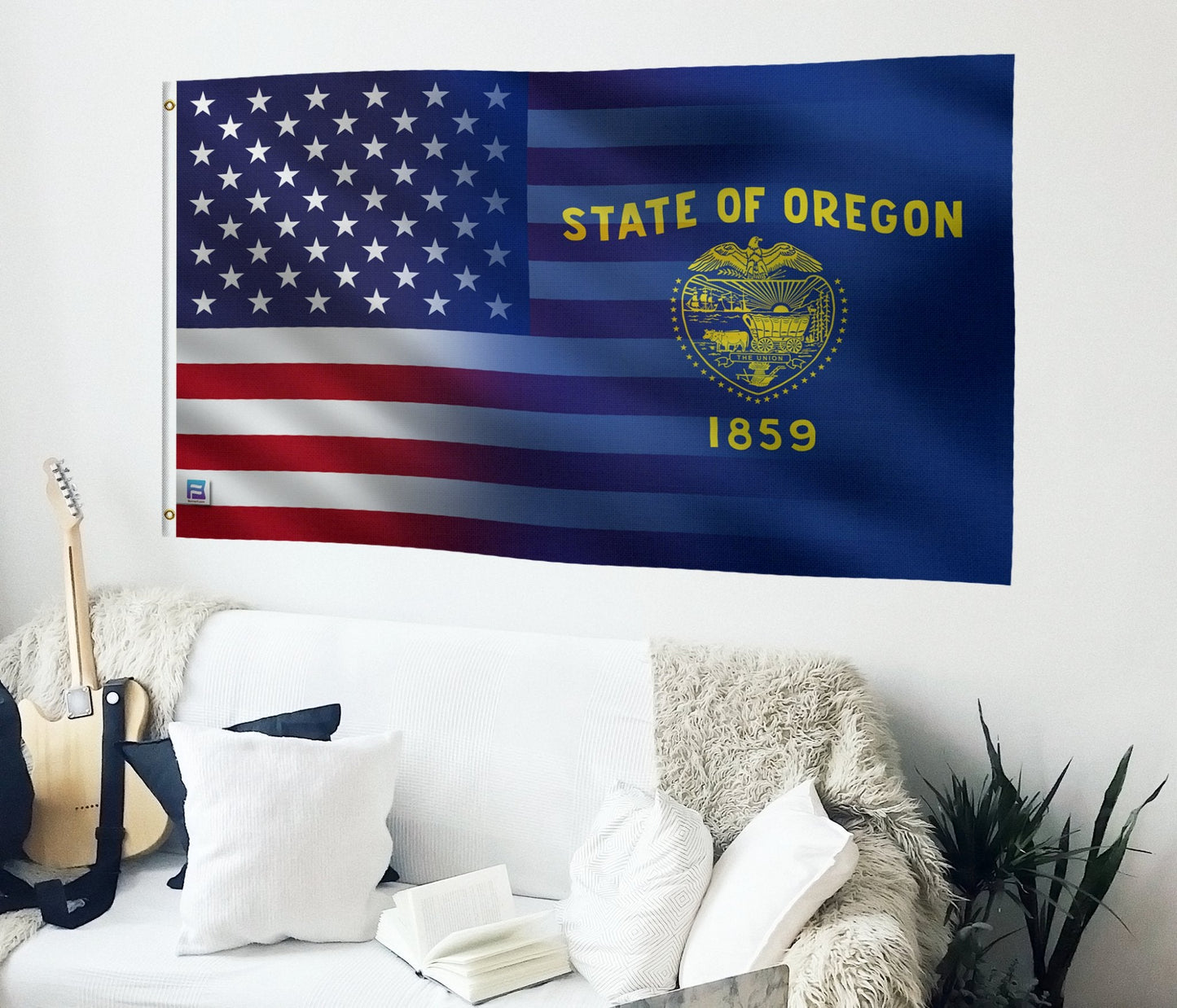 Oregon & American Flag Blend