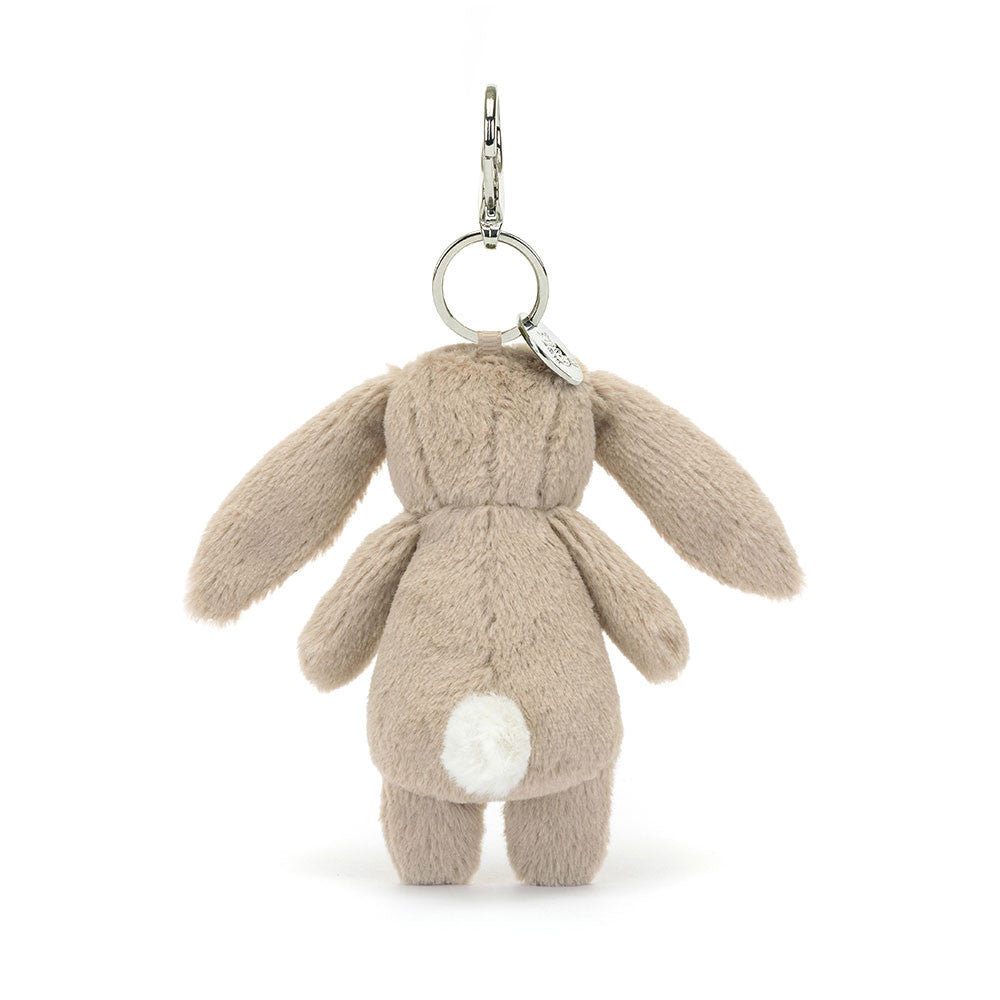 Jellycat Blossom Beige Bunny Plush Bag Charm