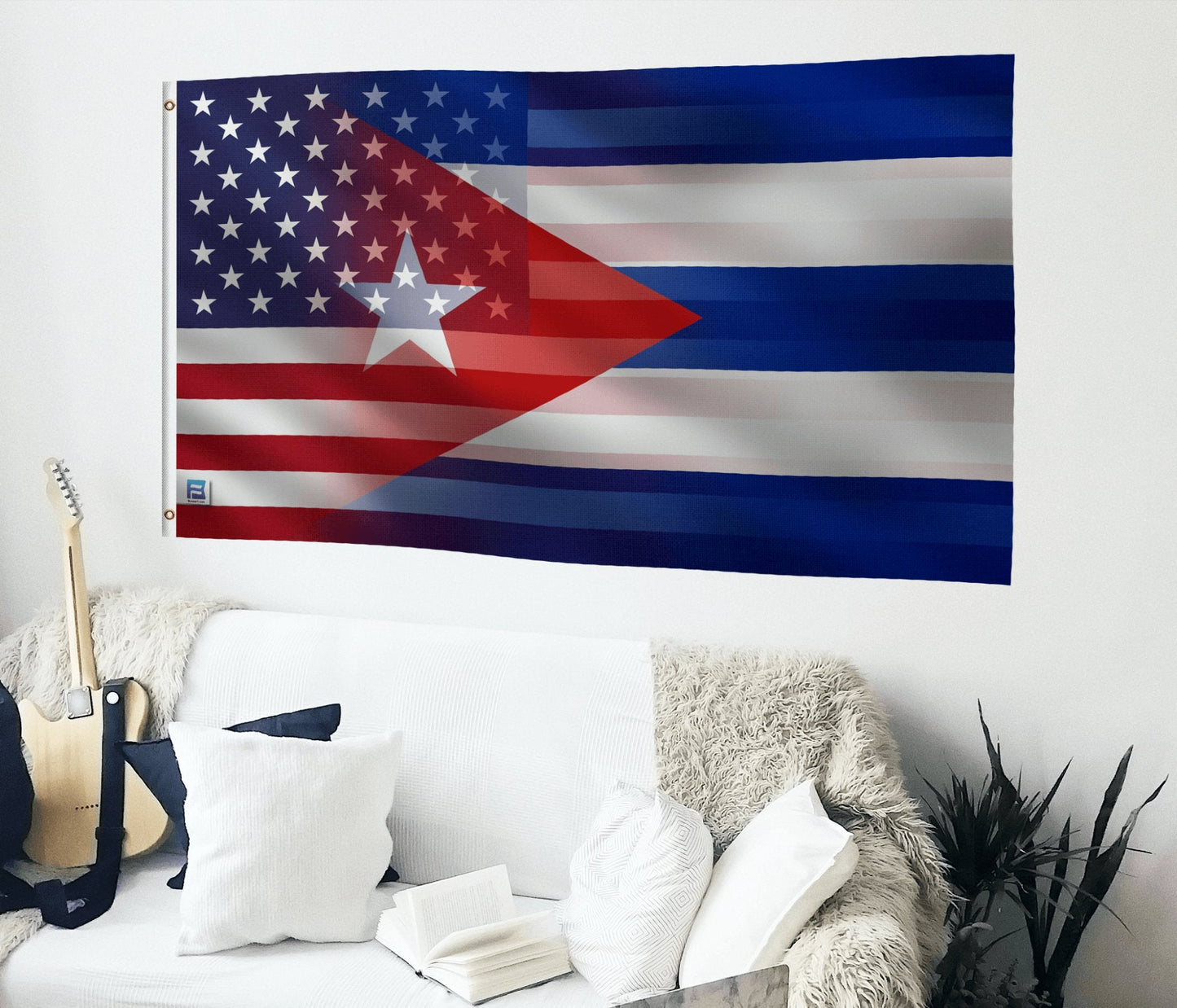 Cuban American Hybrid Flag