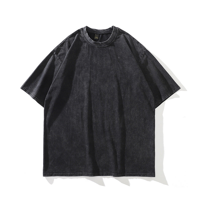 Vintage Dachshund Print Cotton Tee - Harajuku Style