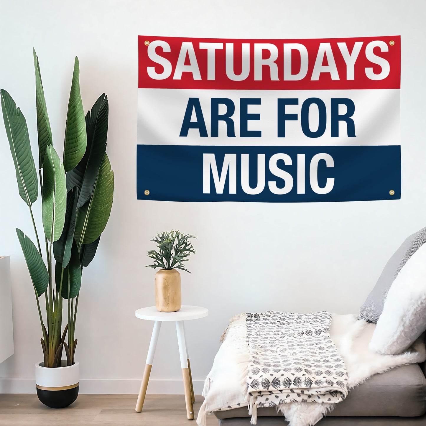 Saturdays Are for Music Flag