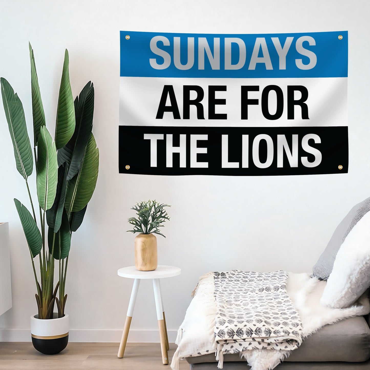 Sundays Are for the Lions Flag