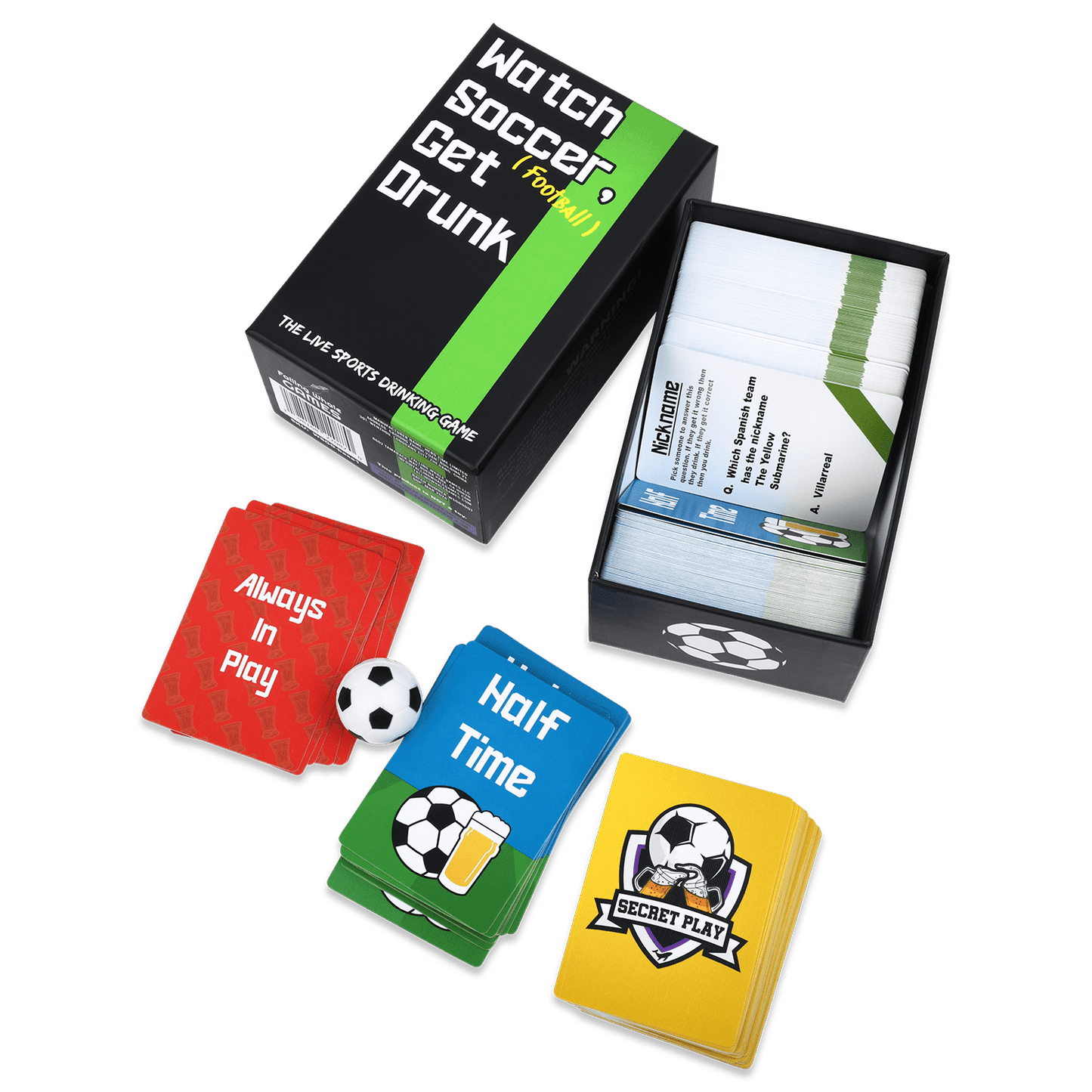WATCH SOCCER, GET DRUNK - The Live Soccer Drinking Game