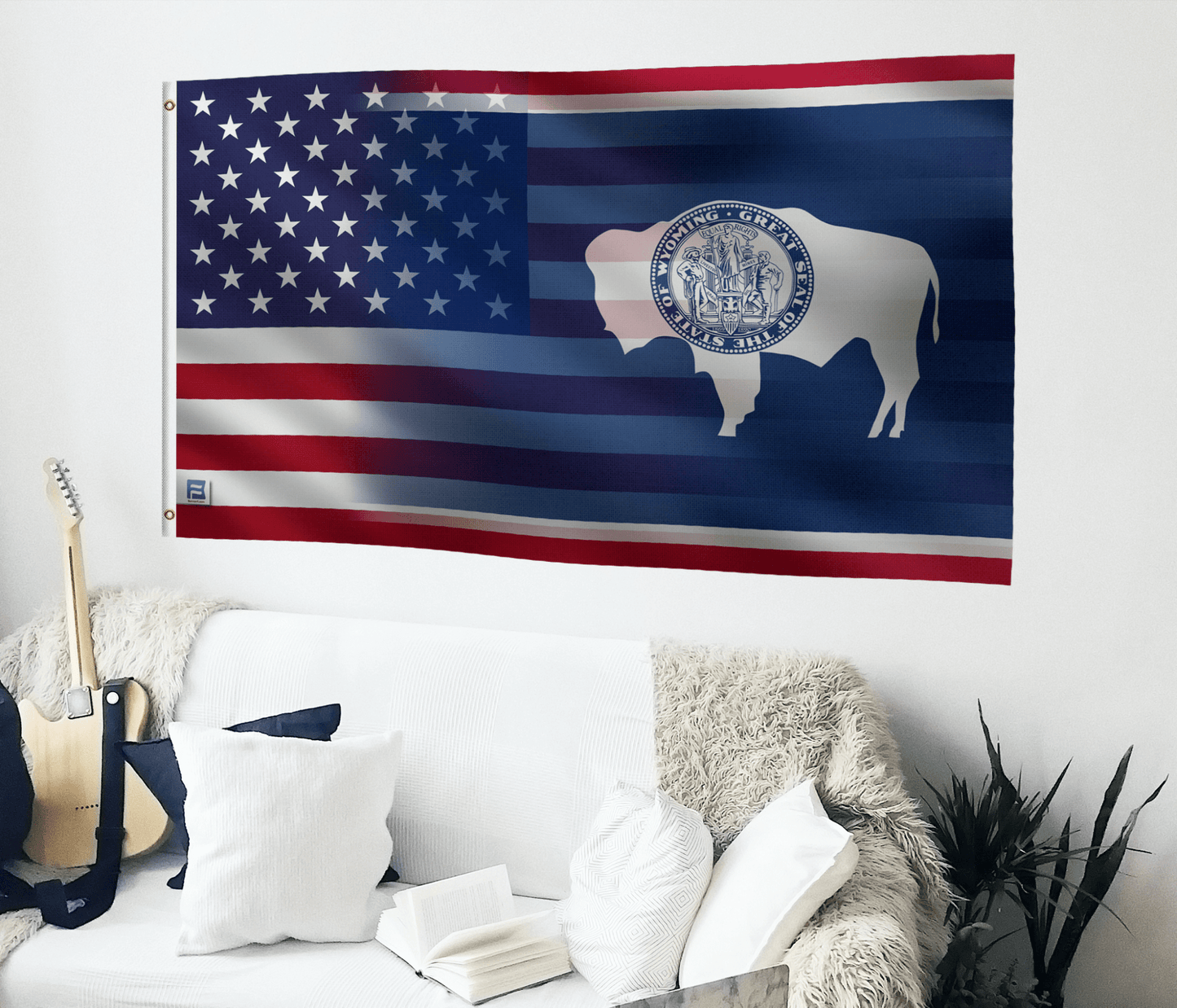 Wyoming & American Flag Blend