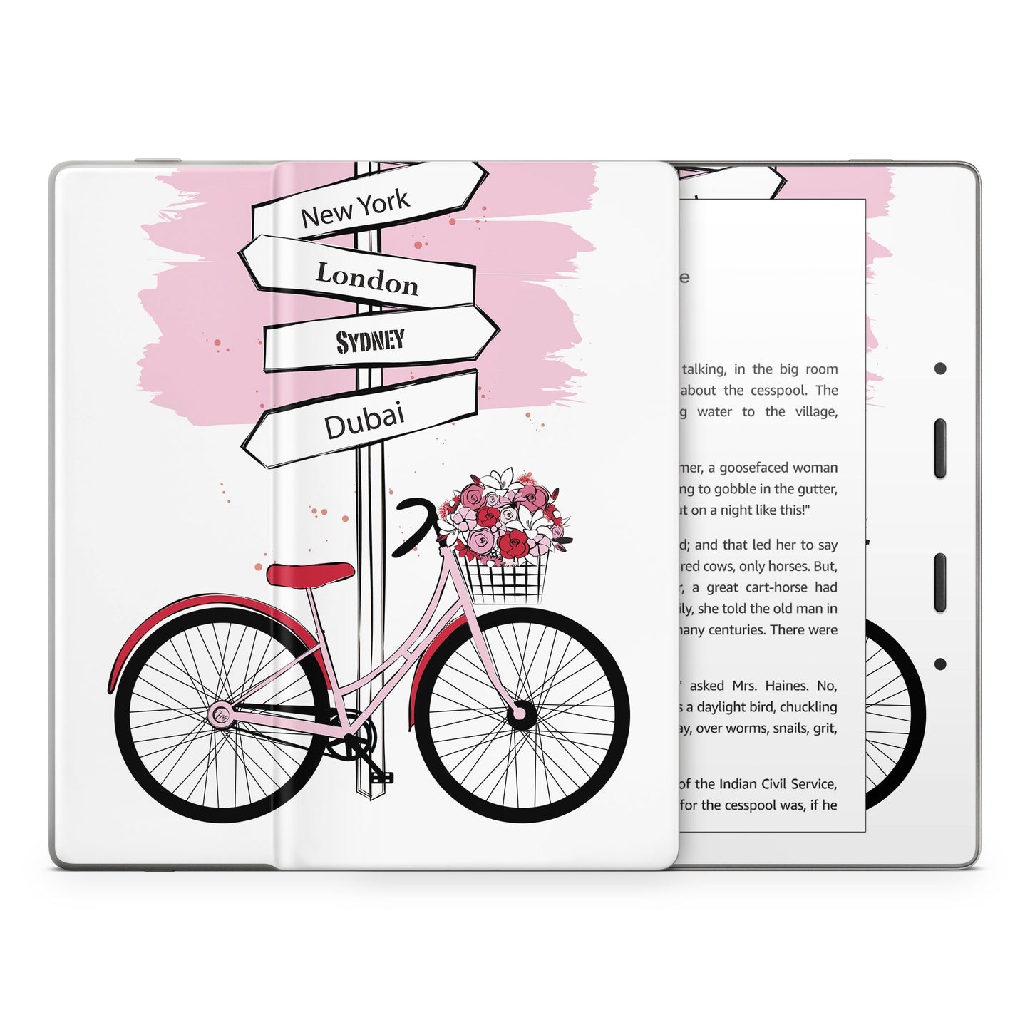 Bike Ride - Amazon Kindle Skin