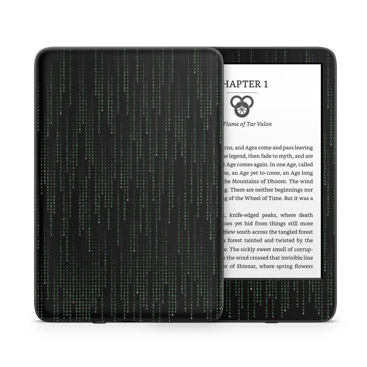 Matrix Style Code - Amazon Kindle Skin