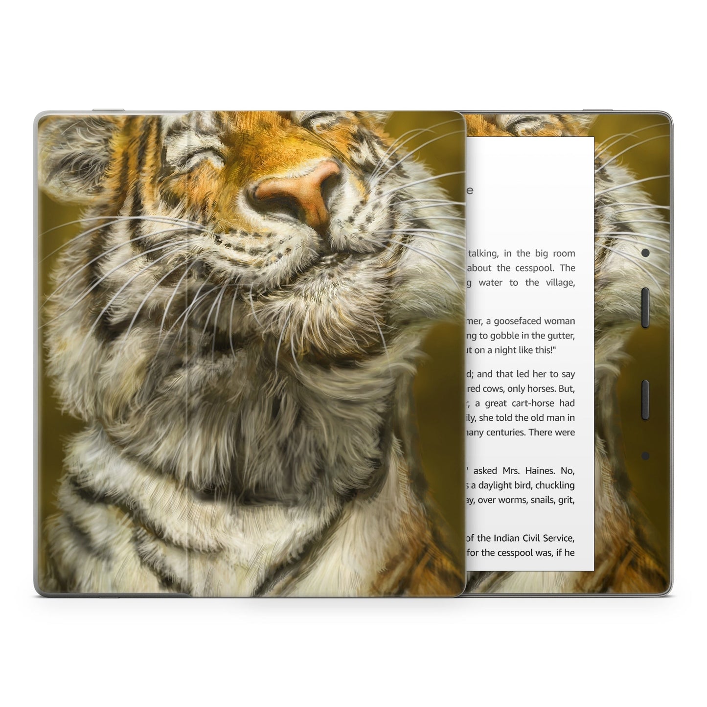 Smiling Tiger - Amazon Kindle Skin