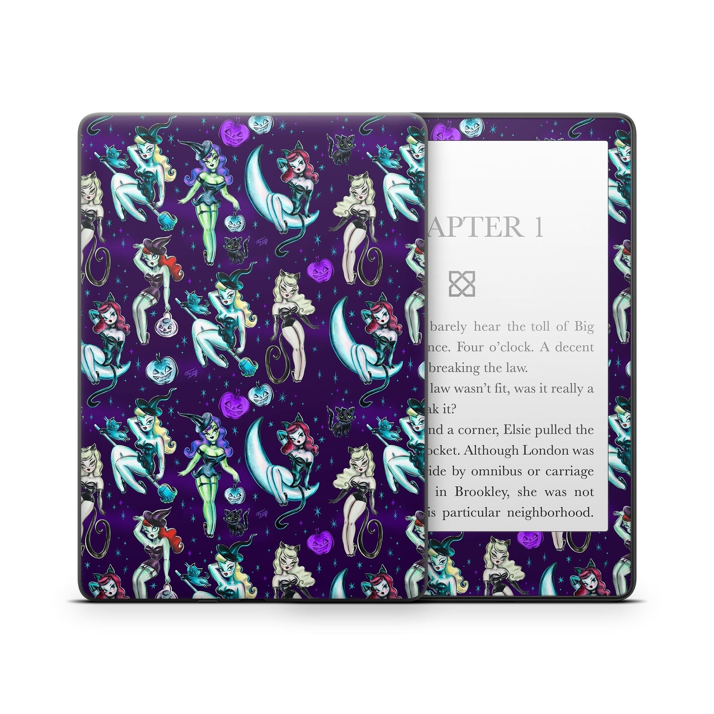 Witches and Black Cats - Amazon Kindle Skin
