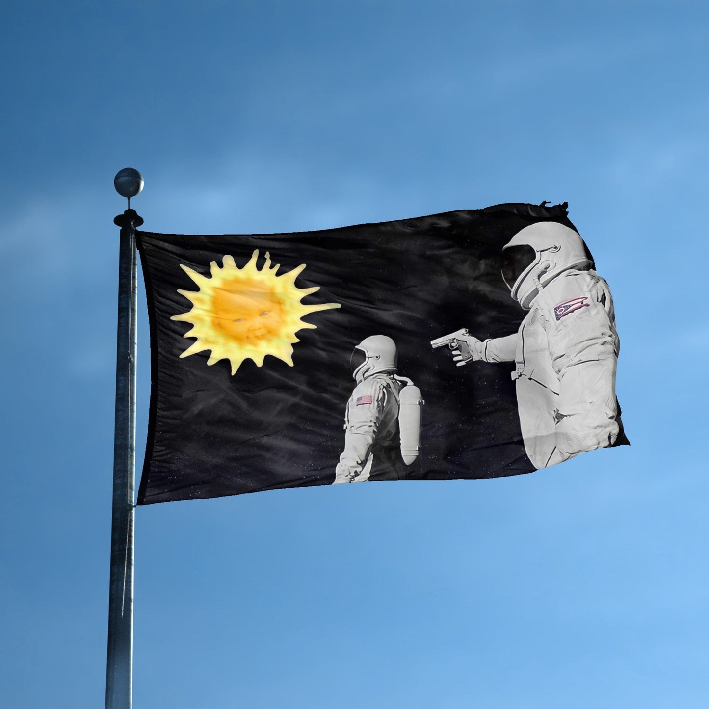 Always Has Been Space Meme Flag