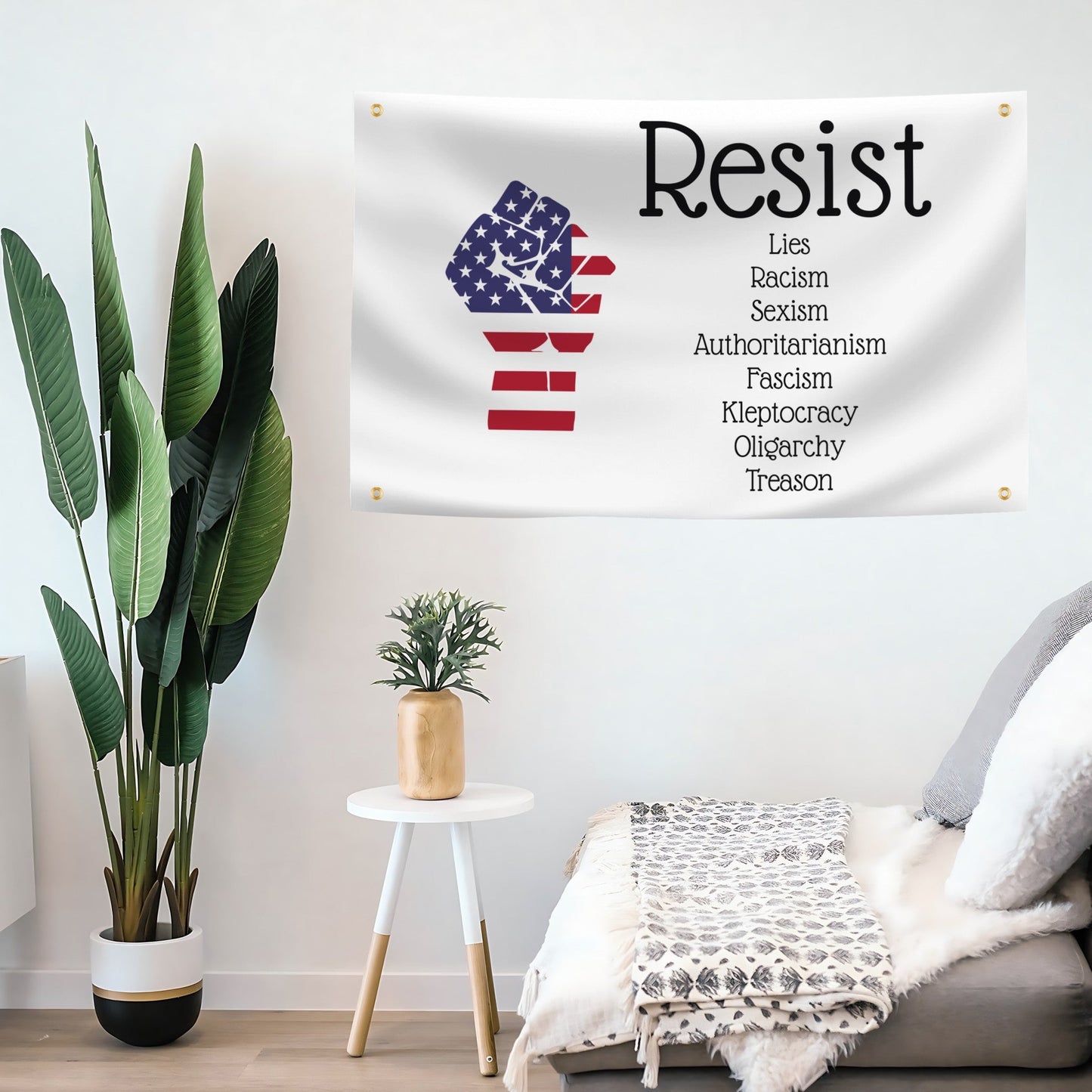 American Resist Fist Flag