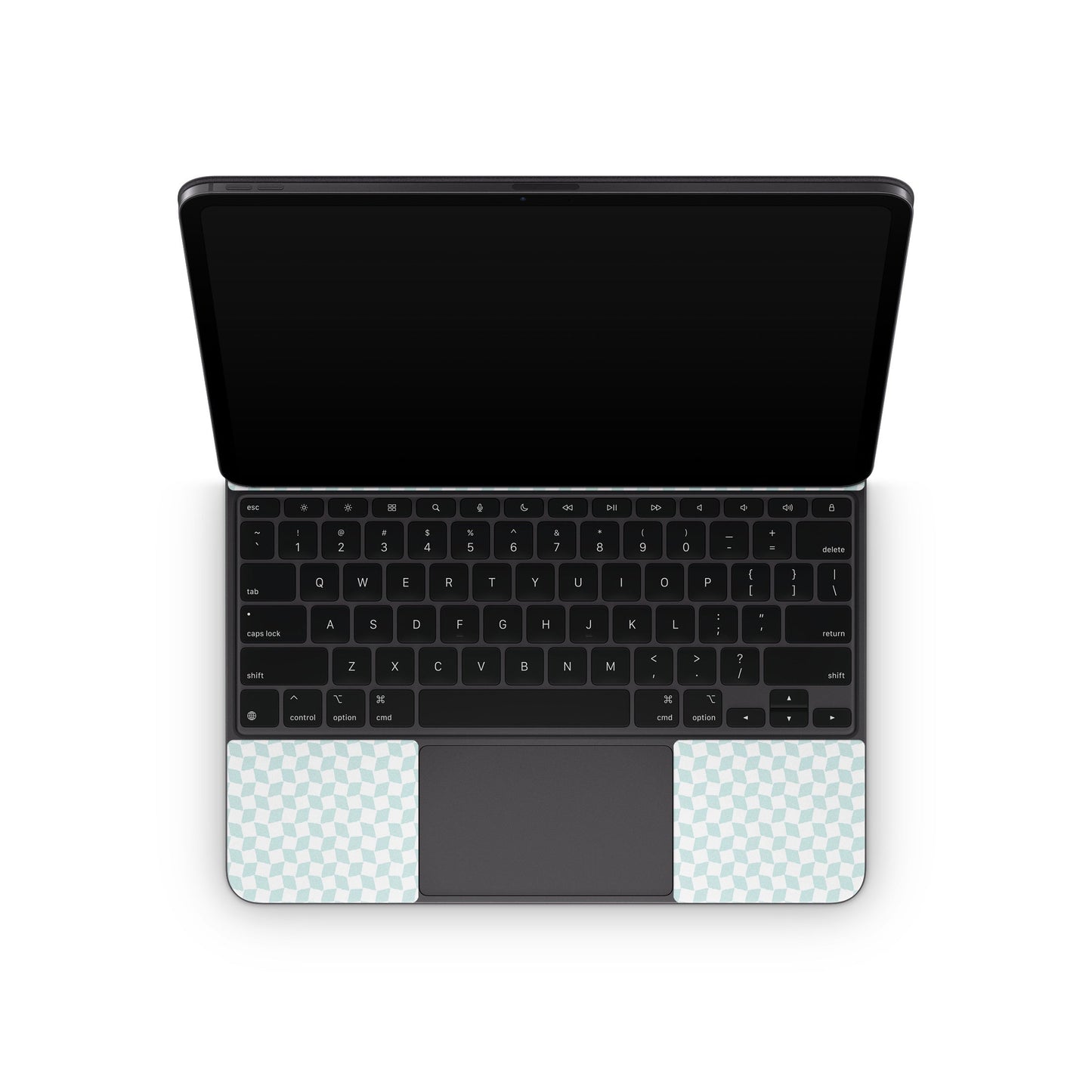 Checker Light Blue - Apple Magic Keyboard for iPad Skin