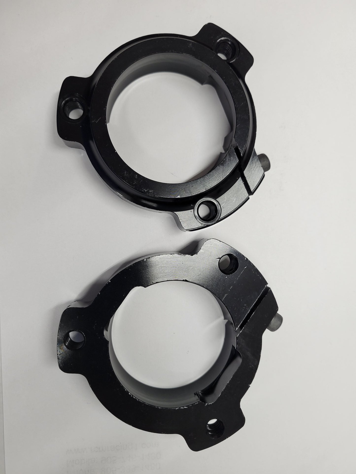Split-Style CNC Axle Cassettes Pair for 1 1/4-Inch Bearings in Karts