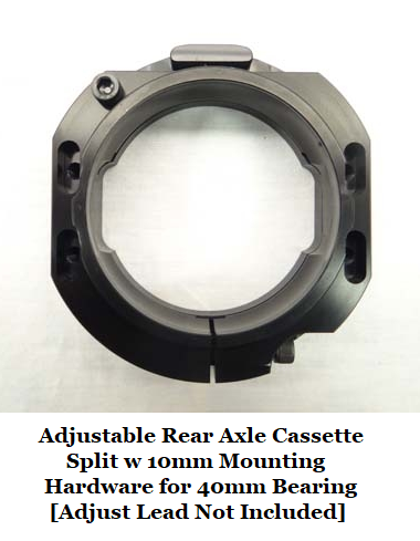 Adjustable Metric Axle Cassette for 40mm Axles and 80mm Bearings