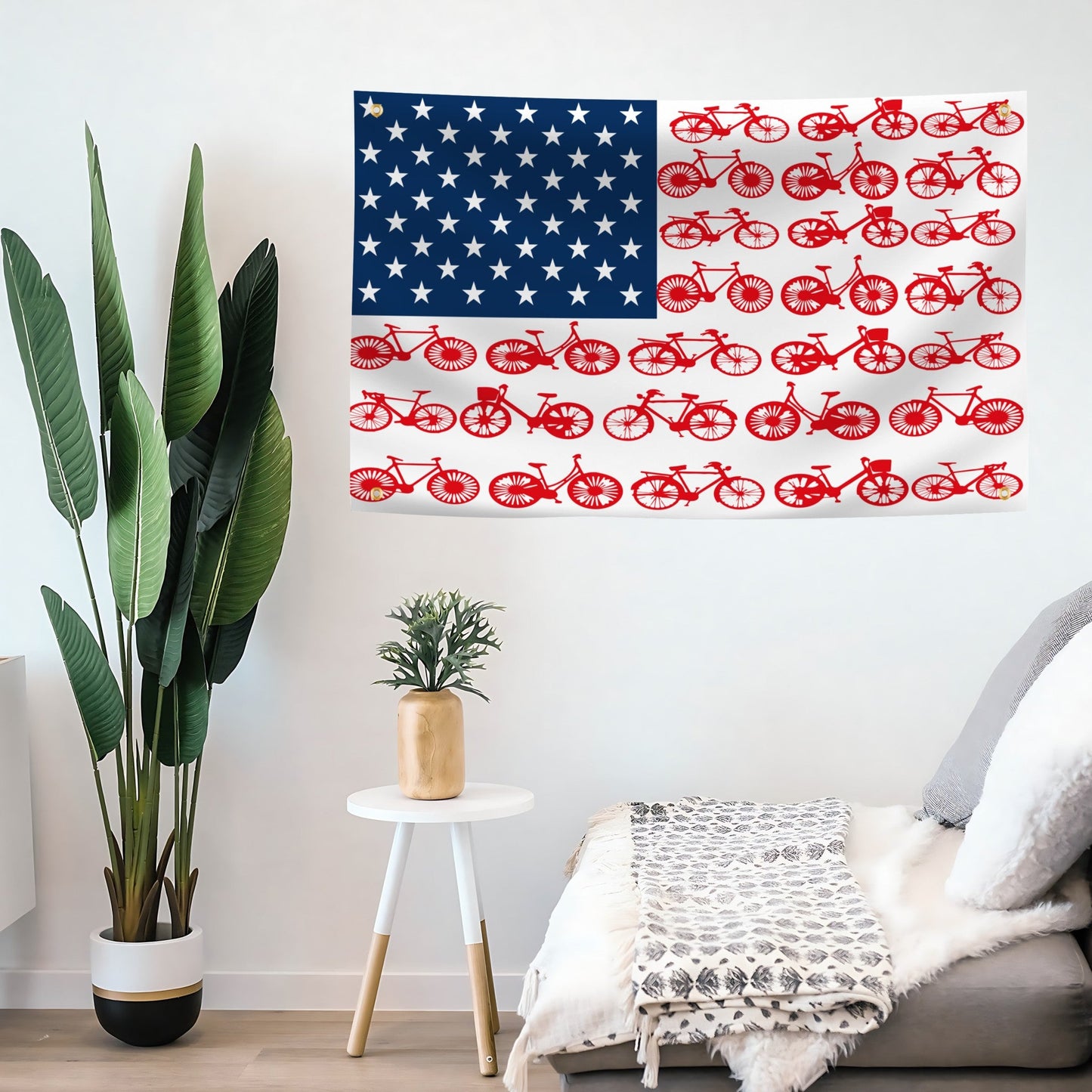 Bicycle Stripes American Flag