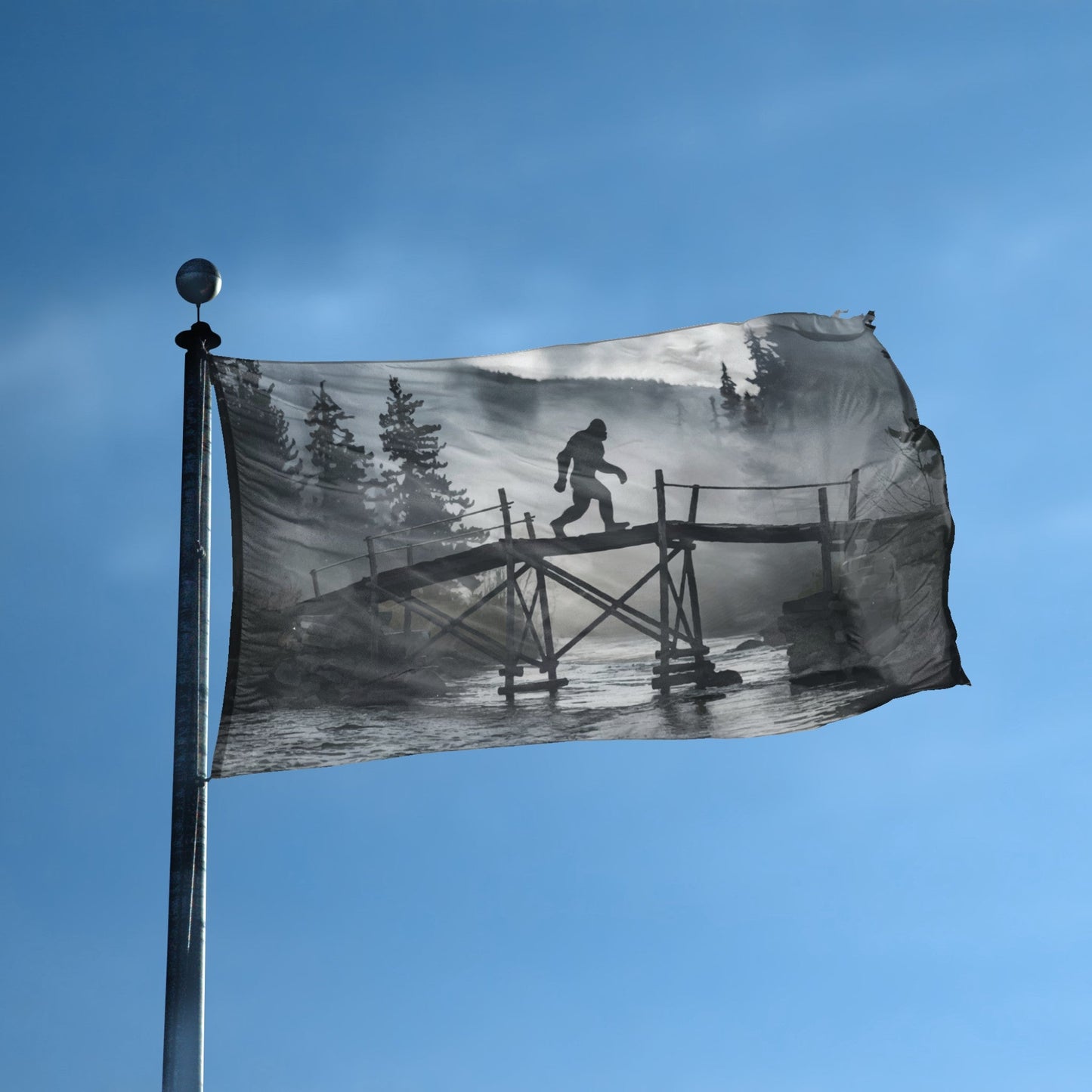 Bigfoot Bridge Sighting Flag