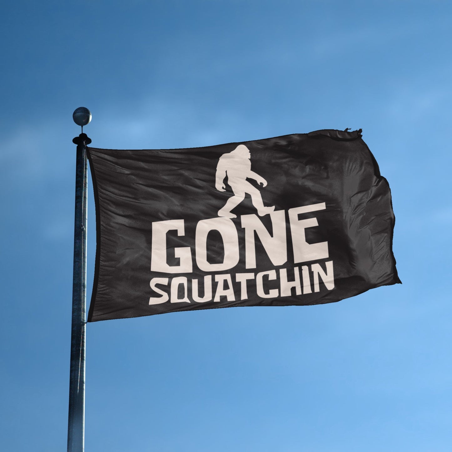 Bigfoot Gone Squatchin Flag