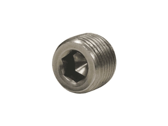 Steel 1/8 Pipe Plug for MCP Master Cylinder Port Blocking