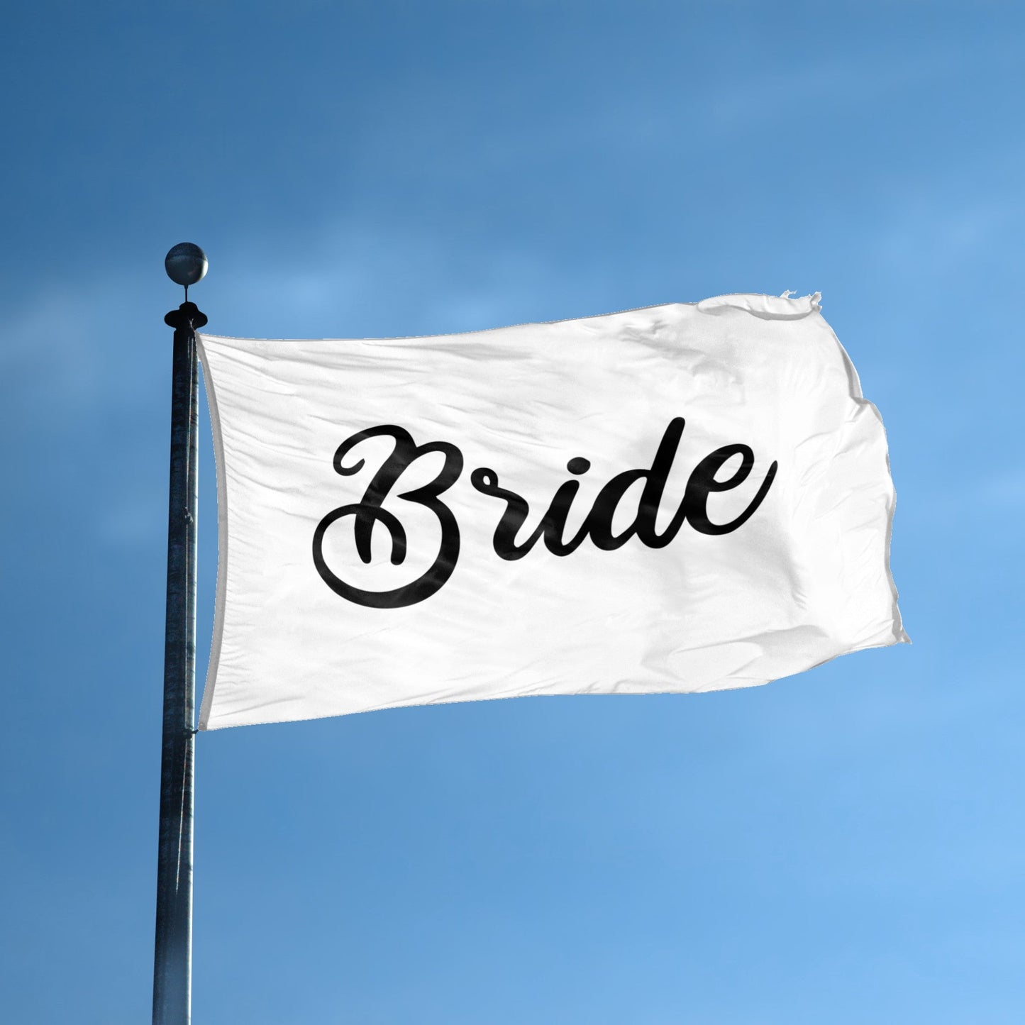 Bride Wedding Flag