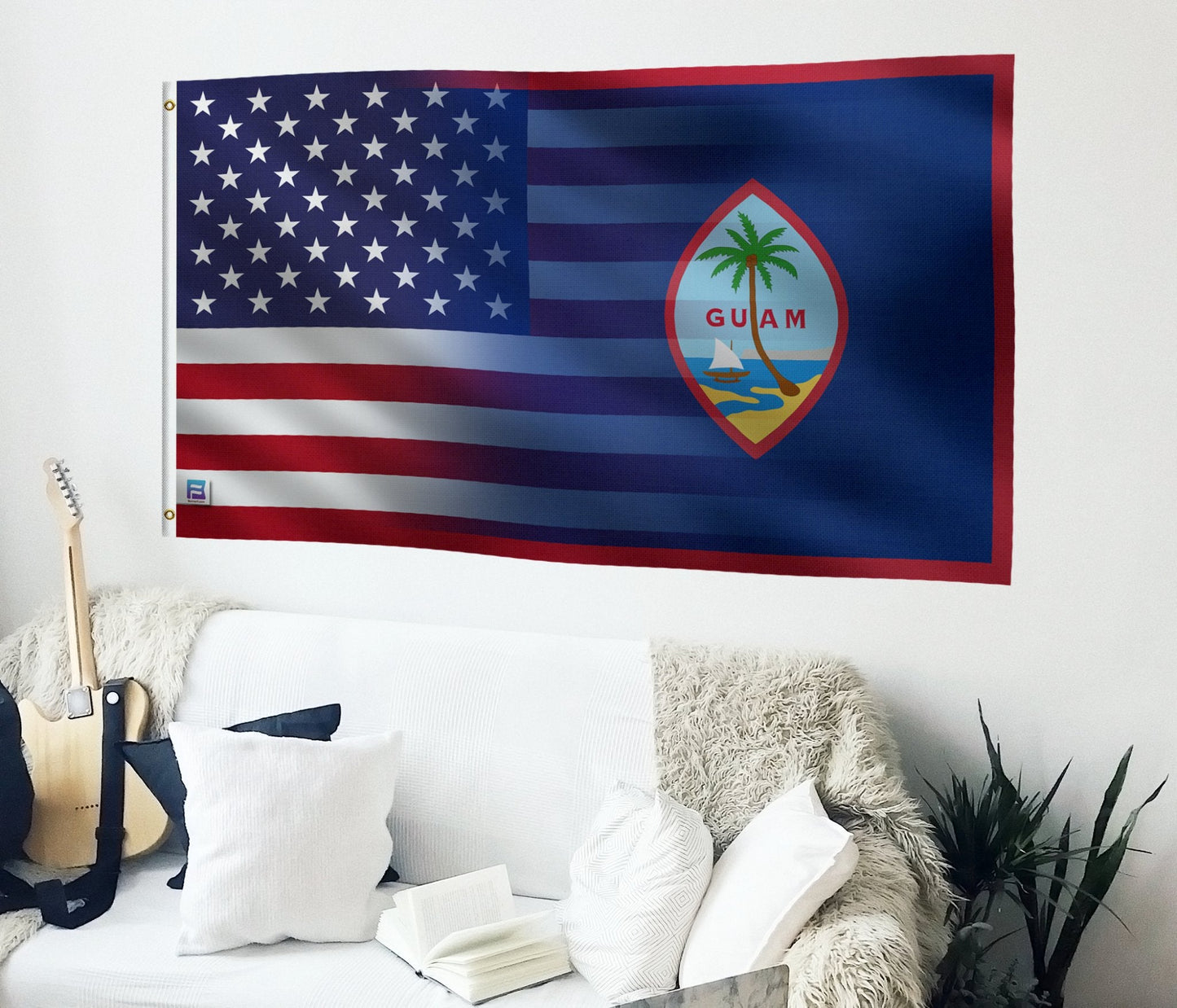 Guam & American Flag Blend