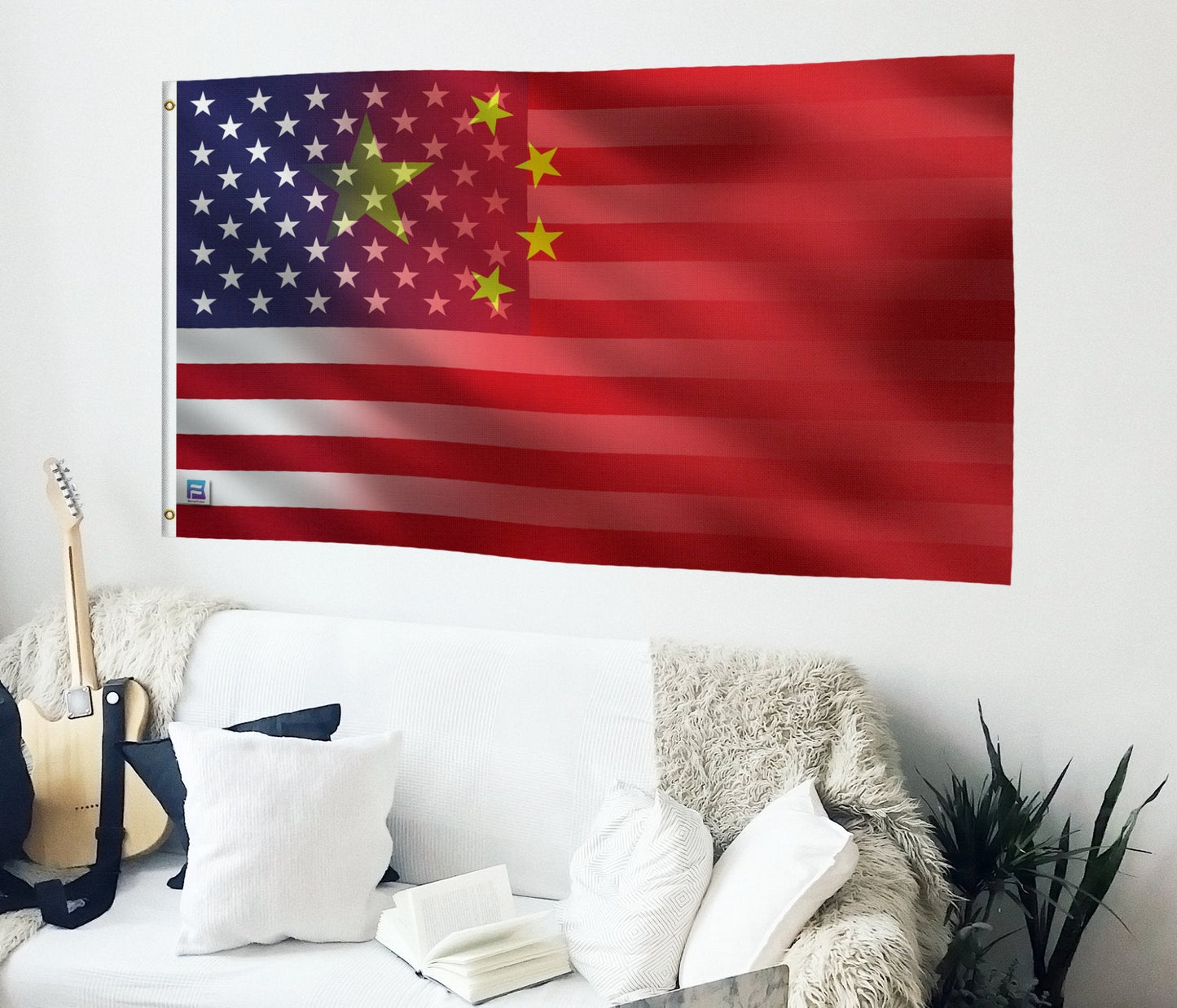 Chinese American Hybrid Flag