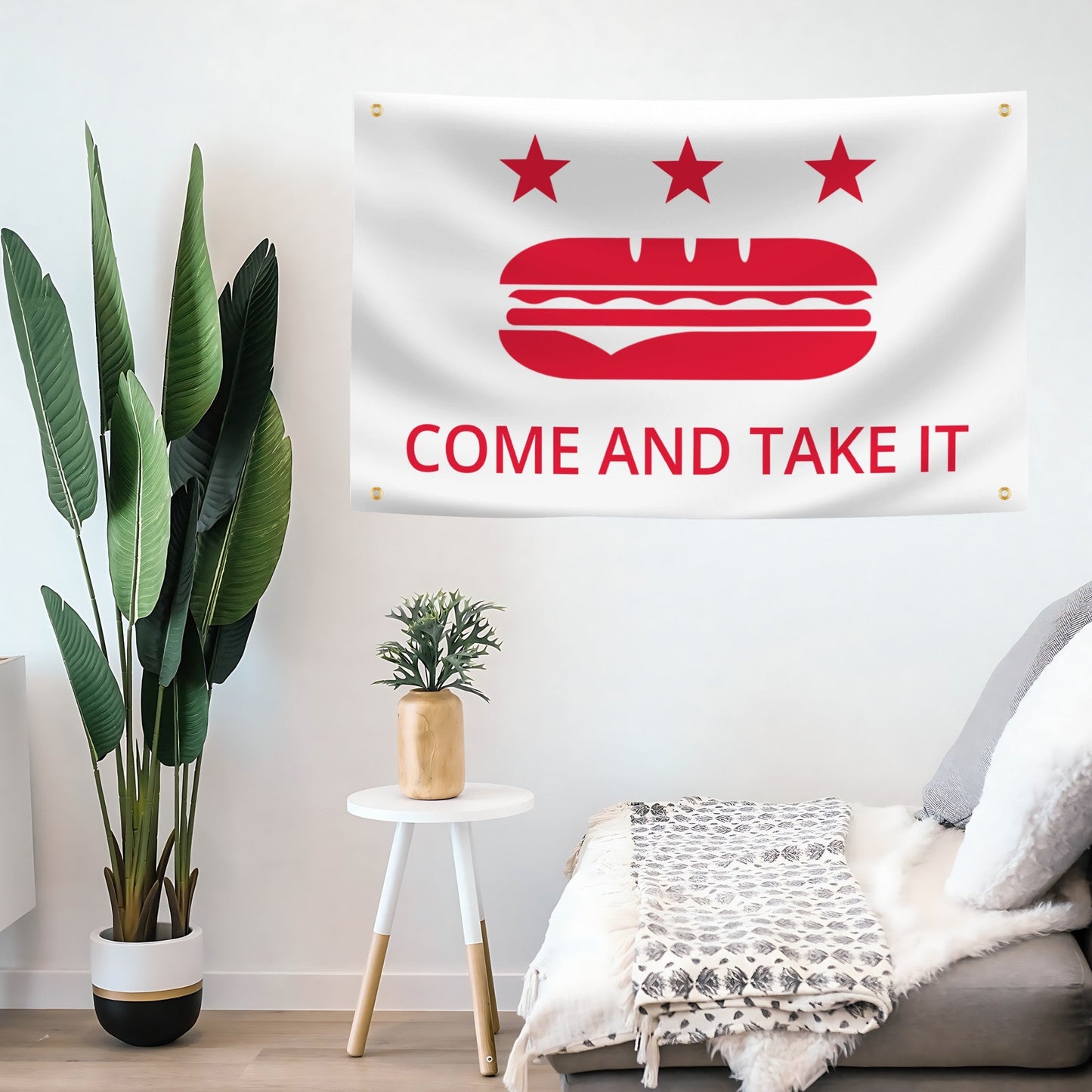 "Come and Take It" Sub Sandwich Political Flag