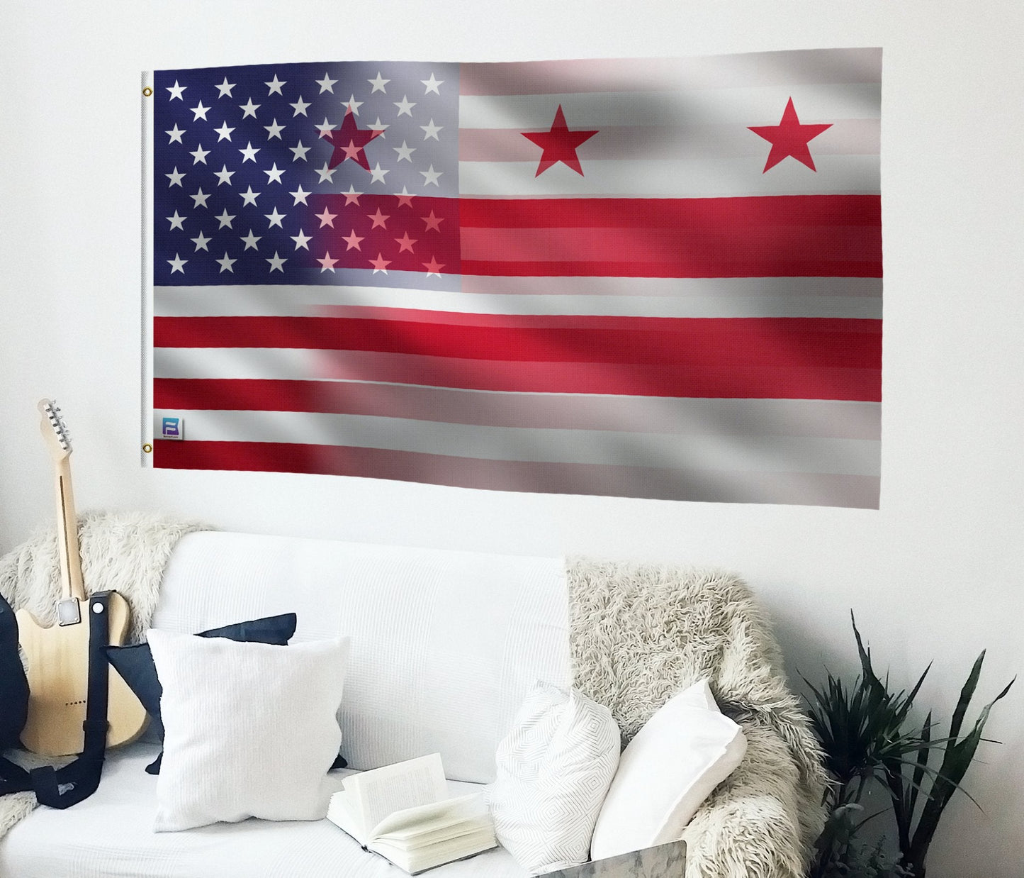 Washington DC & American Flag Blend