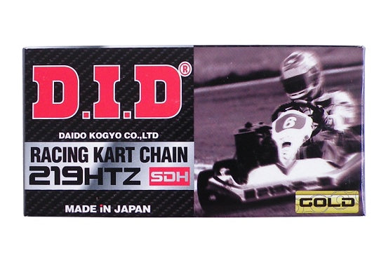 DID #219 Extra Strength HTZ Chain - 114 Links for Demanding Karts