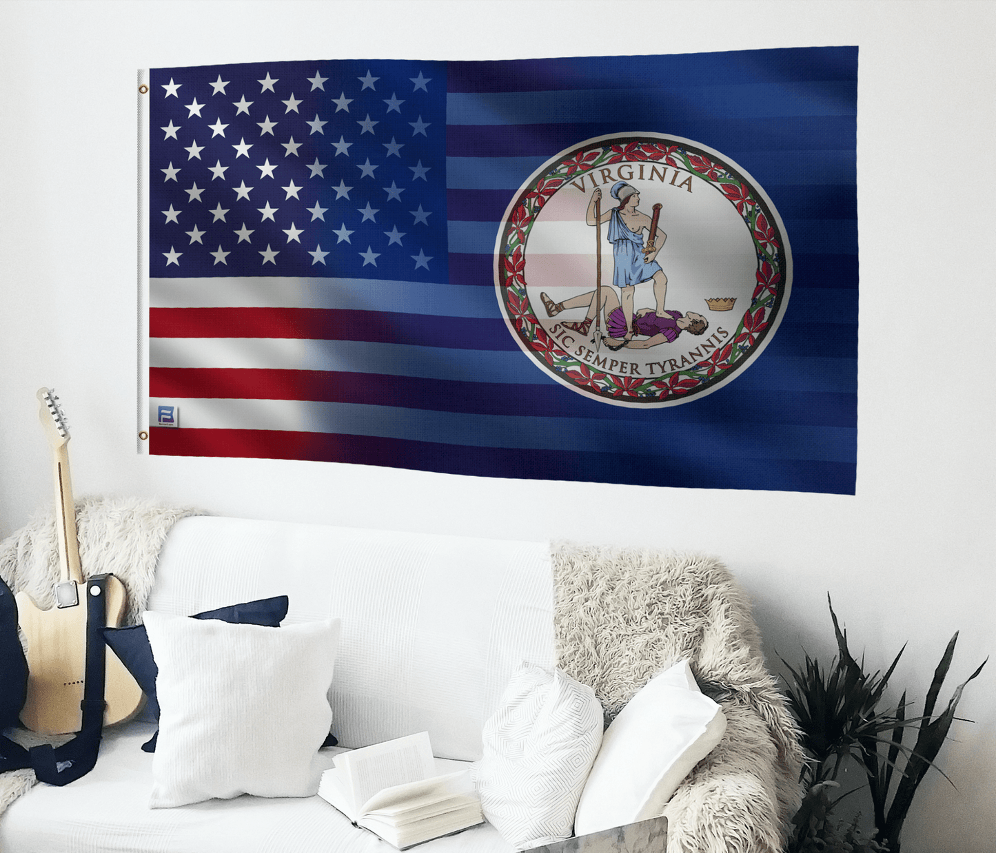 Virginia & American Flag Blend