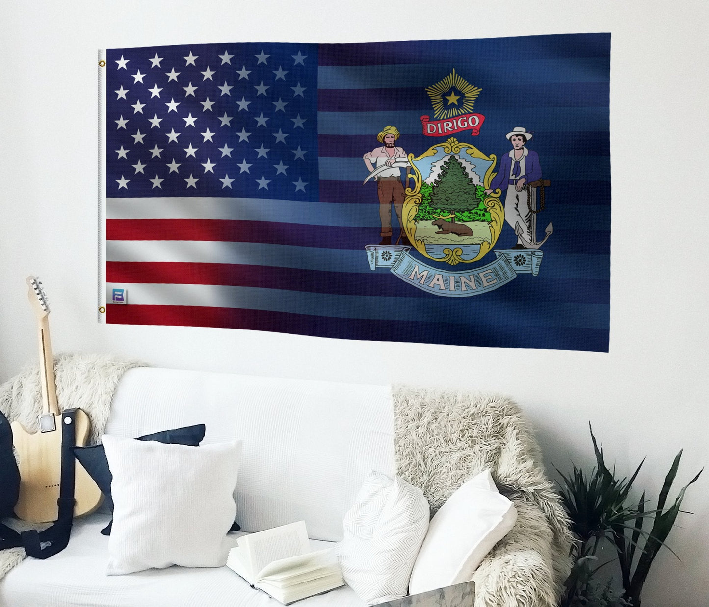 Maine & American Flag Blend