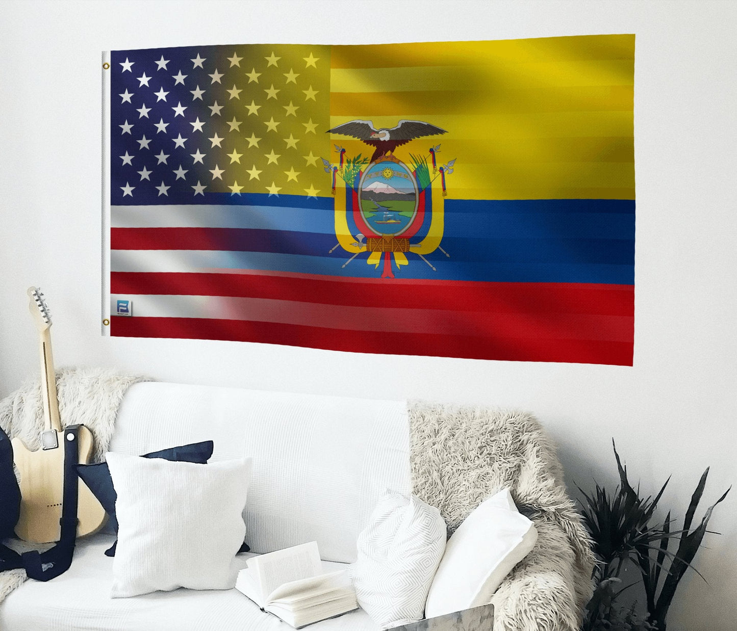 Ecuadorian American Hybrid Flag