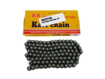 EK Chain #35 Spaced Roller Chain - 40-Inch 106 Links - Sprint & Oval Kart Racing