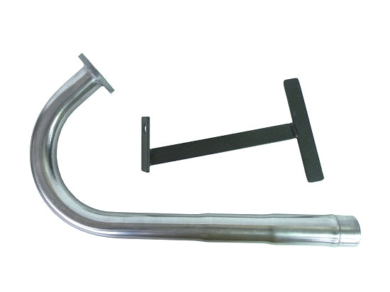 Red Ceramic Coated Animal Exhaust Pipe for High-Performance Karts