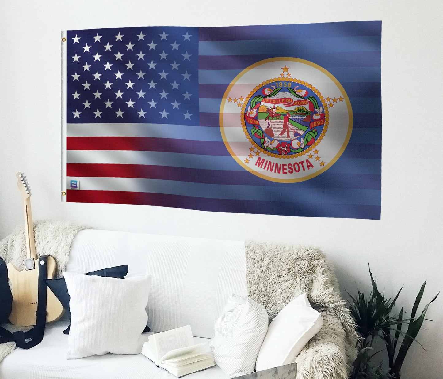 Minnesota & American Flag Blend