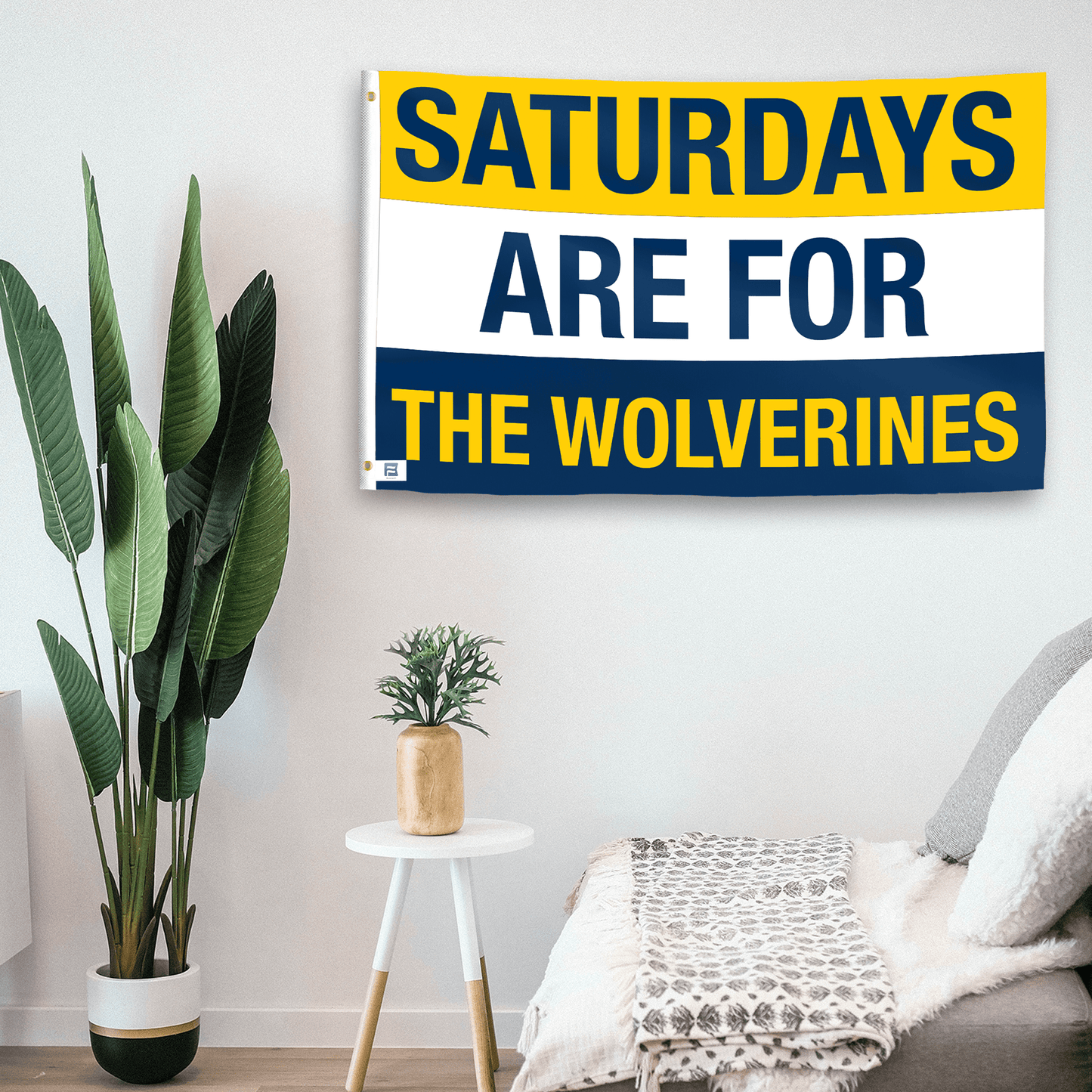 Saturdays Are for the Wolverines Flag