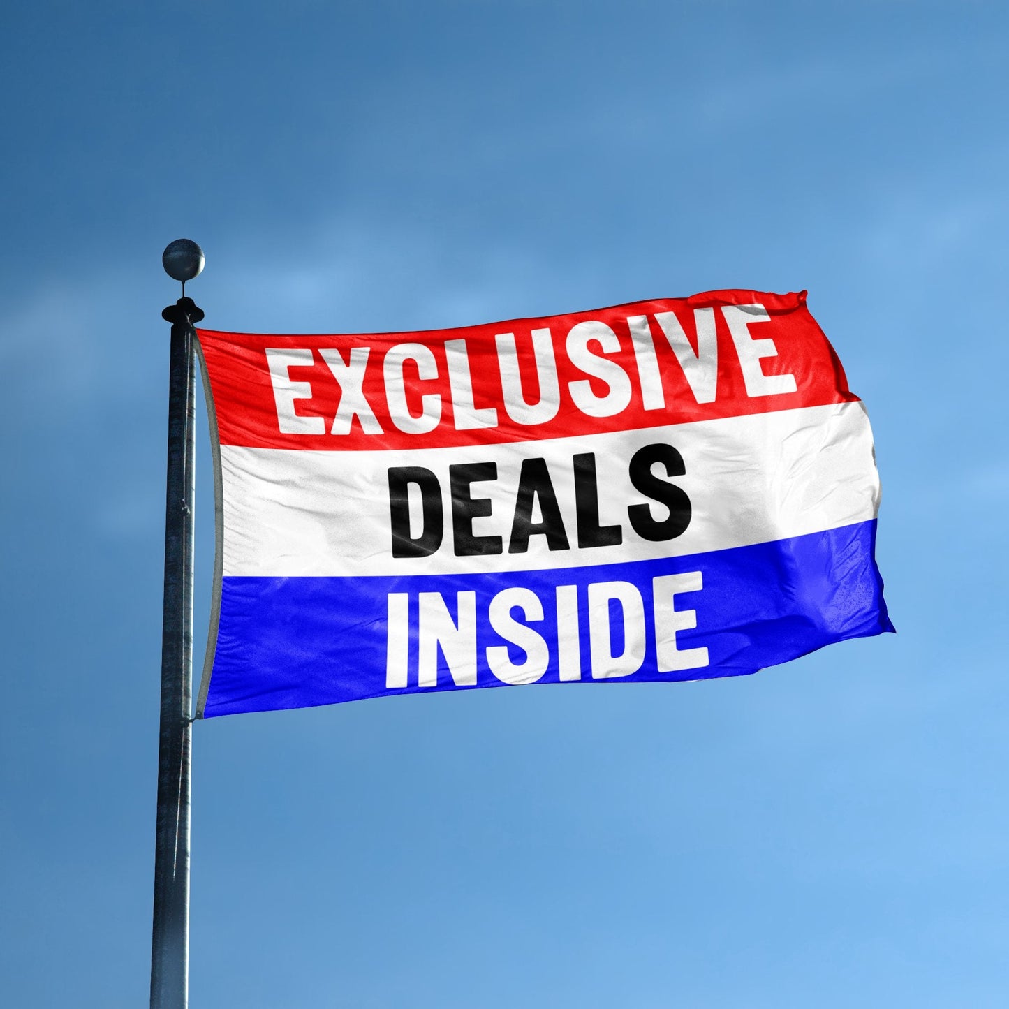 Exclusive Deals Inside Business Flag