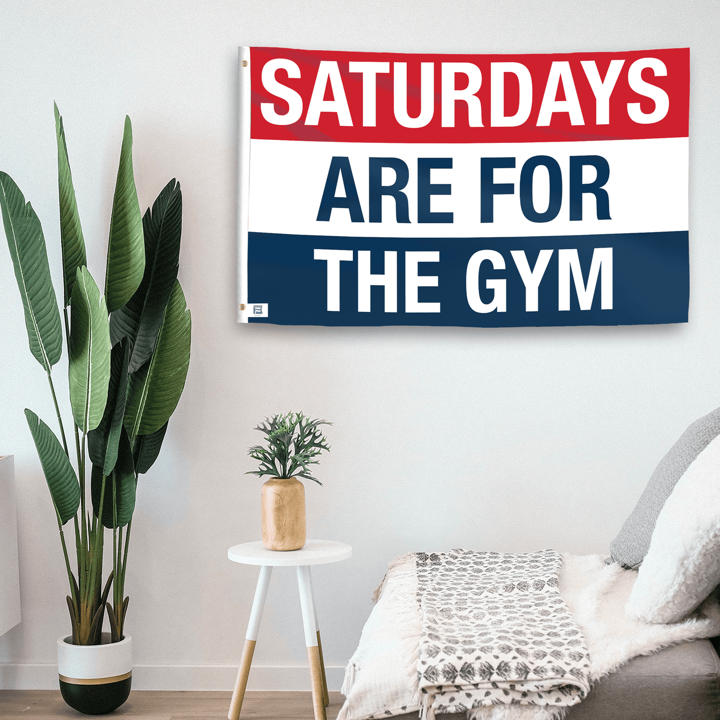 Saturdays Are for the Gym Flag