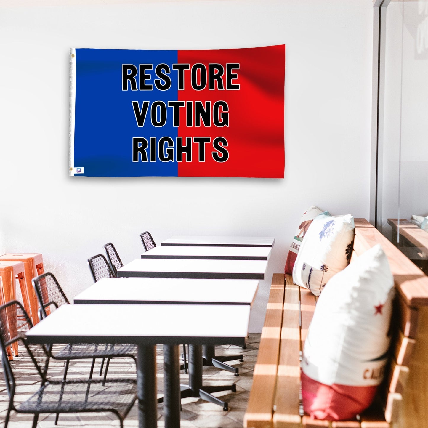 Restore Voting Rights Flag