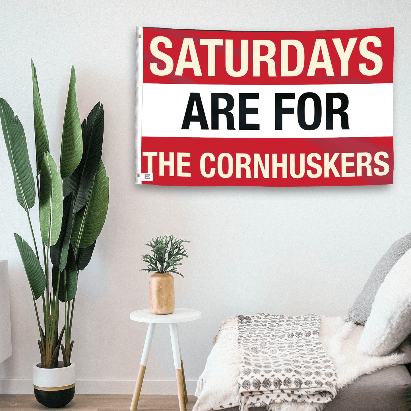 Saturdays Are for the Cornhuskers Flag