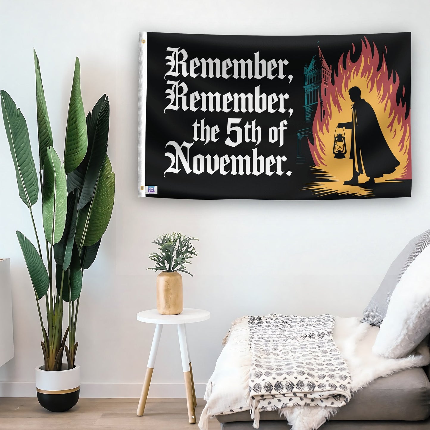 Remember Remember The 5th Of November Flag